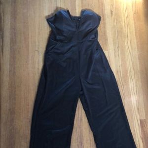 Deep V jump suit